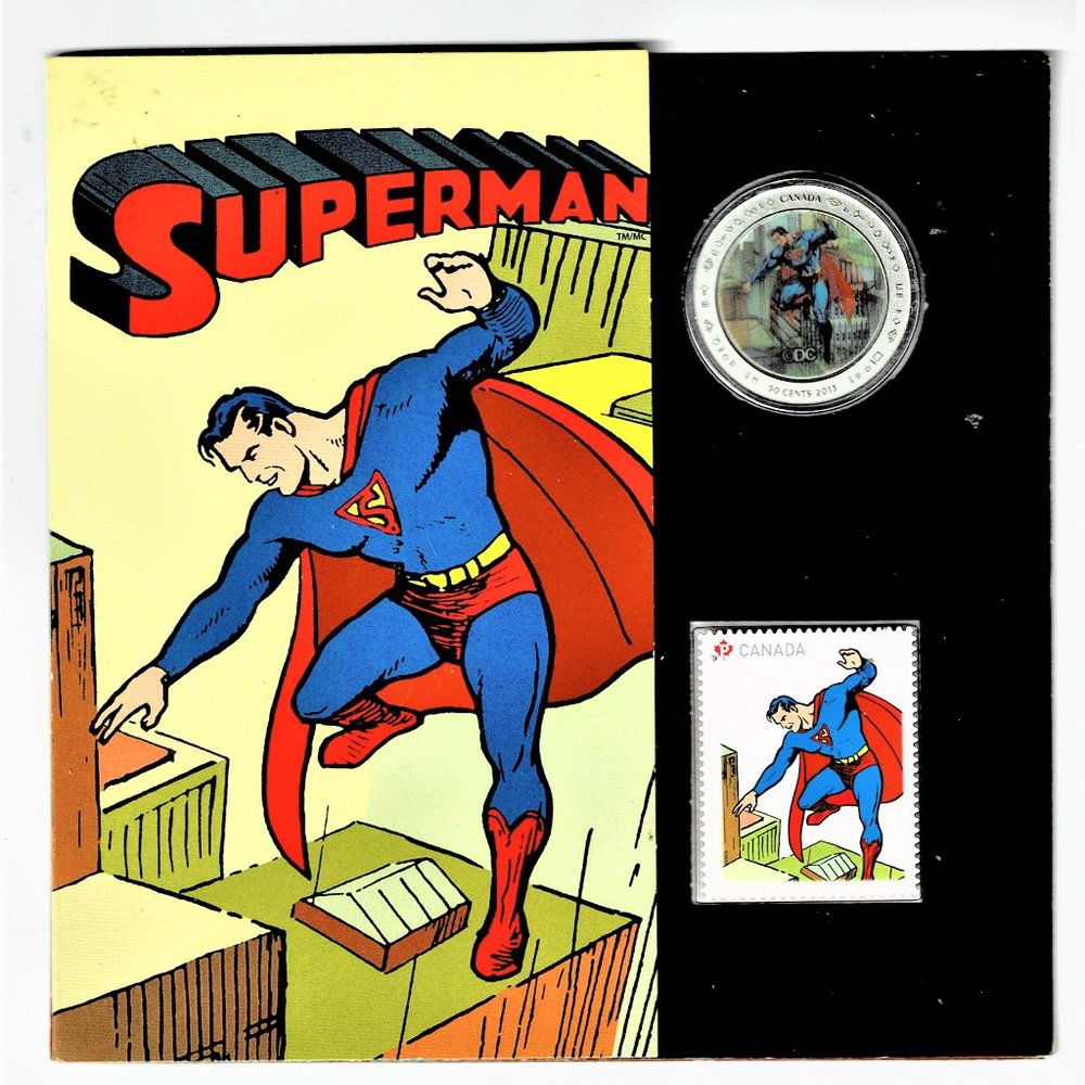 DC 75TH SUPERMAN  ANNIVERSARY /CANADIAN MINT -2013